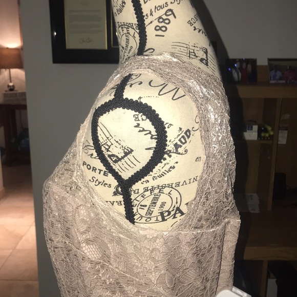 Beautiful Gold and Champagne “DAVID BRIDALS” Gown - Picture 5 of 14